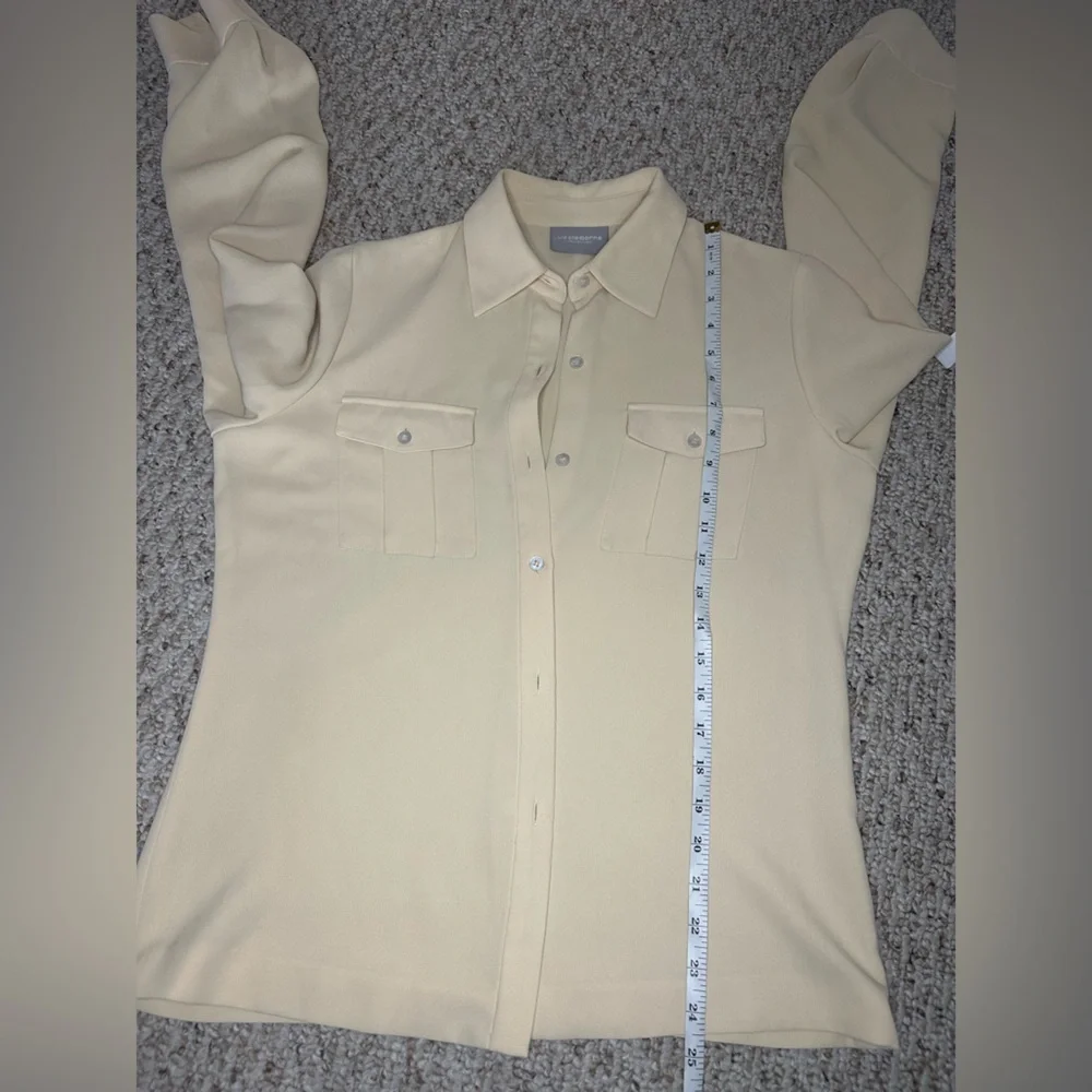 Liz Claiborne longsleeve Blouse size 4 - Picture 8 of 8